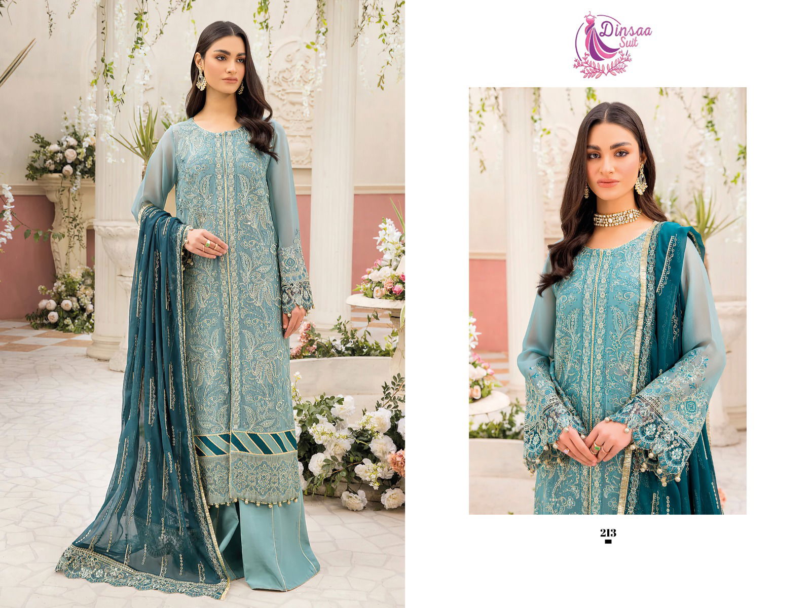 Ramsha Hit Vol 4 By Dinsaa Pakistani Suits Catalog